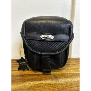 Nikon Leather Camera Case With Strap 5523 NWT 6” X 6”